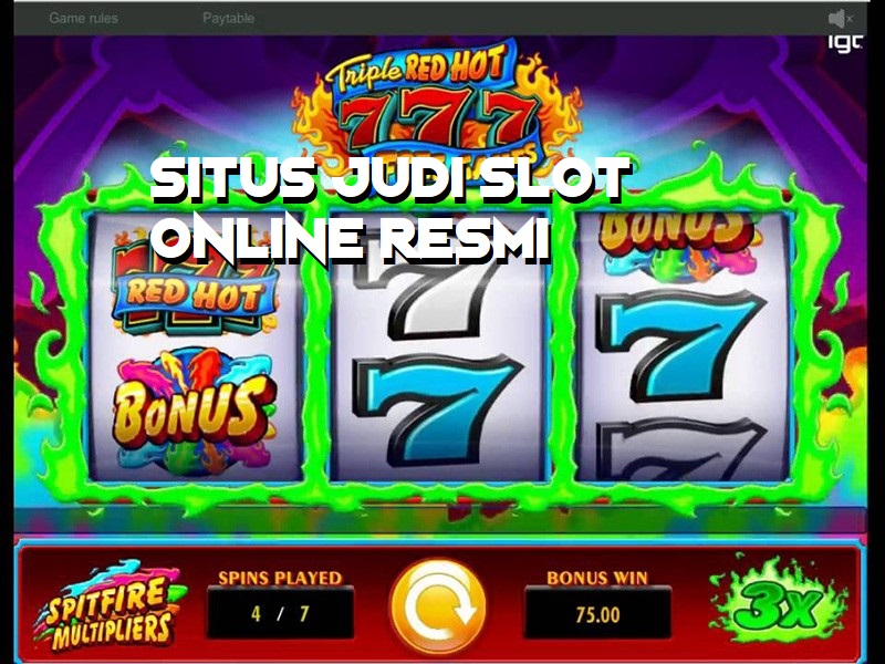 Situs Judi Slot Online resmi