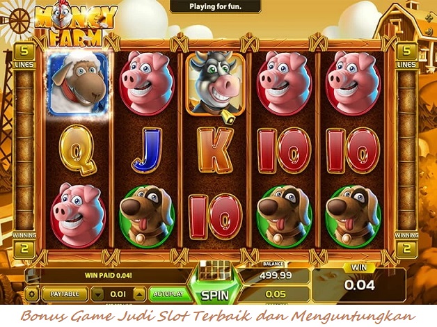 Bonus Game Judi Slot Terbaik dan Menguntungkan